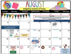 August 2019 Calendar